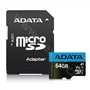ADATA Premier microSDXC 64GB UHS-I Class10 A1 85/25MB/s + SD adaptér
