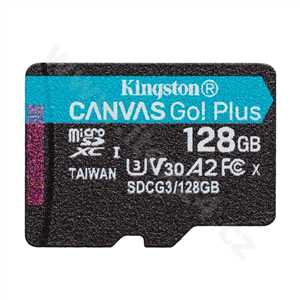 KINGSTON micro SDXC 64GB Canvas Go! Plus A2 U3 V30 170MB/s bez adaptéru