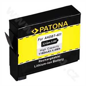 Patona PT1235 - GoPro Hero 4 AHDBT-401 1160mAh Li-Ion - rozbalené / použité