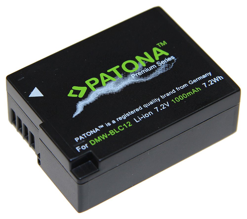 Patona Premium PT1196 - Panasonic DMW-BLC12 E 1000mAh Li-Ion
