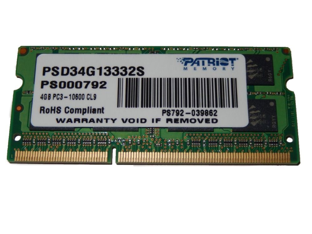 Patriot Signature DDR3 4GB 1333MHz 2R SODIMM