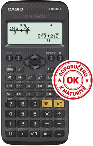 Casio FX 350 CE X Školní vědecká kalkulačka