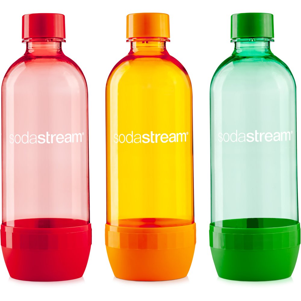 SodaStream Lahev JET TriPack Orange Red Green, 1 l