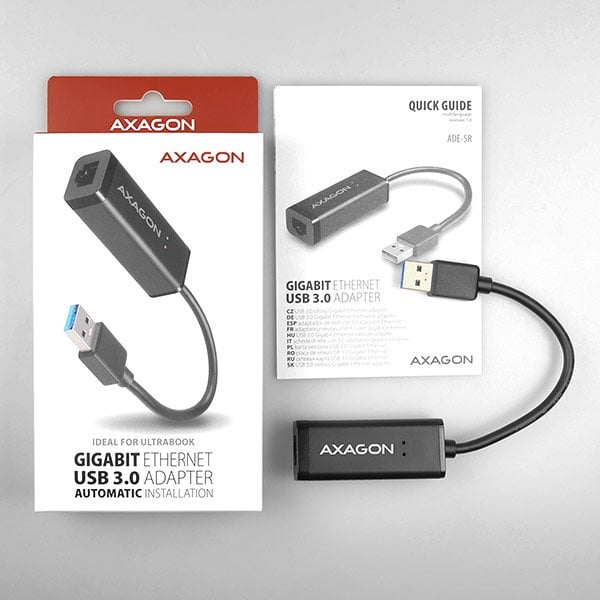 AXAGON ADE-SR USB3.0 Gigabit ethernet