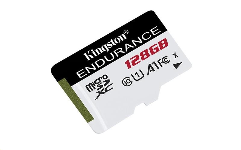 KINGSTON micro SDXC 128GB High Endurance Class 10 UHS-I U1 (čtení/zápis: 95/45MB/s)
