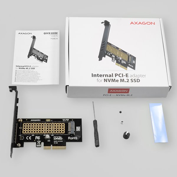 AXAGON PCEM2-N PCIe NVMe M.2 adaptér
