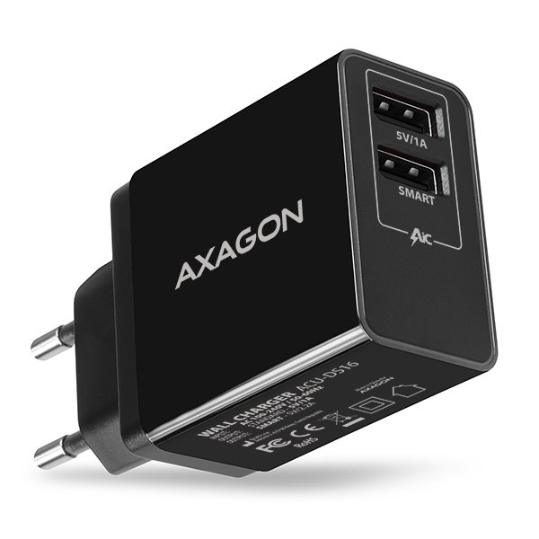 AXAGON ACU-DS16, SMART nabíječka do sítě