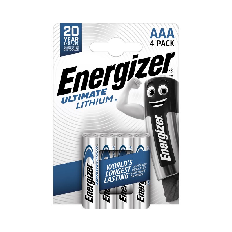 BAT Energizer Ultimate Lithium - Mikrotužka AAA/4 ks