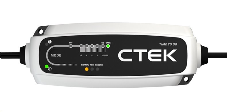 CTEK CT5 Time to Go pro autobaterie (12V,5A, 20-110AH/160 AH)