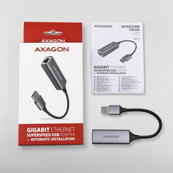 AXAGON ADE-TR USB-A 3.2 Gen 1 - Gigabit Ethernet