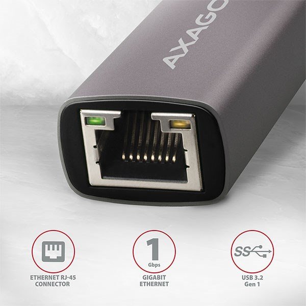 AXAGON ADE-TRC, USB-C 3.2 Gen 1 - Gigabit Ethernet