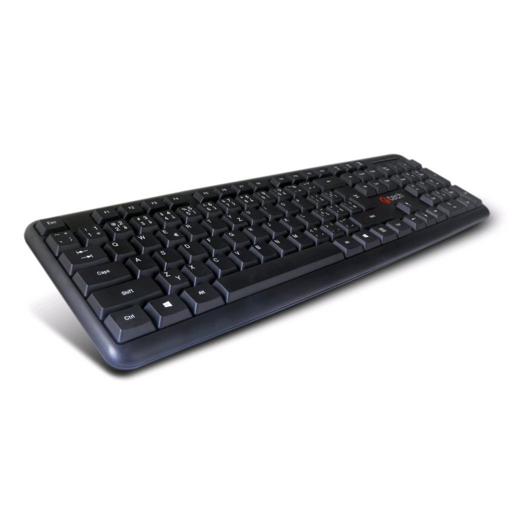 C-TECH KB-102 USB slim, černá