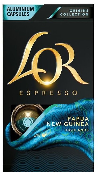 LOR ESPRESSO Papua New Guinea Kapsle pro espressa Nespresso, 10 ks