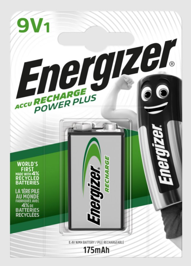 Energizer Nabíjecí baterie - 9V / HR22 - 175 mAh POWER PLUS DUO