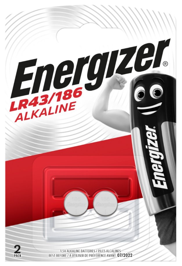 Energizer alkalická baterie - LR43 / 186 2pack