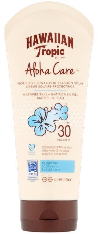 Hawaiian Tropic Aloha Care Mattifies Skin zmatňující opalovací mléko SPF 30 180ml