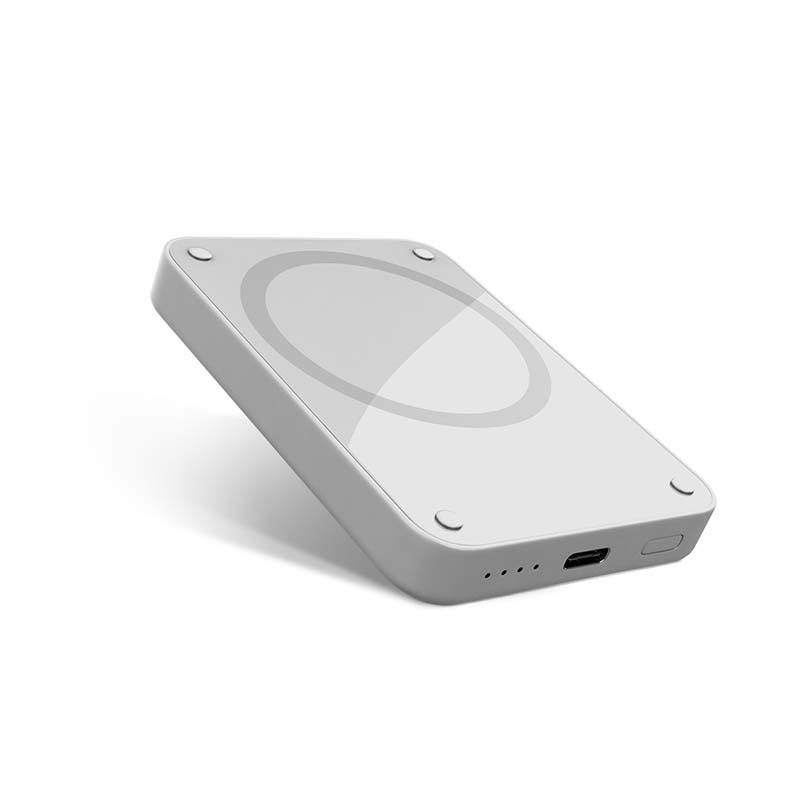 Epico 4200mAh MagSafe kompatibilní bezdrátová power banka - světle šedá