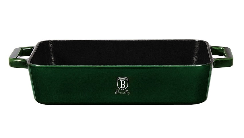 BerlingerHaus Pekáč litinový se smaltovaným povrchem Emerald Collection, 37 x 21 cm