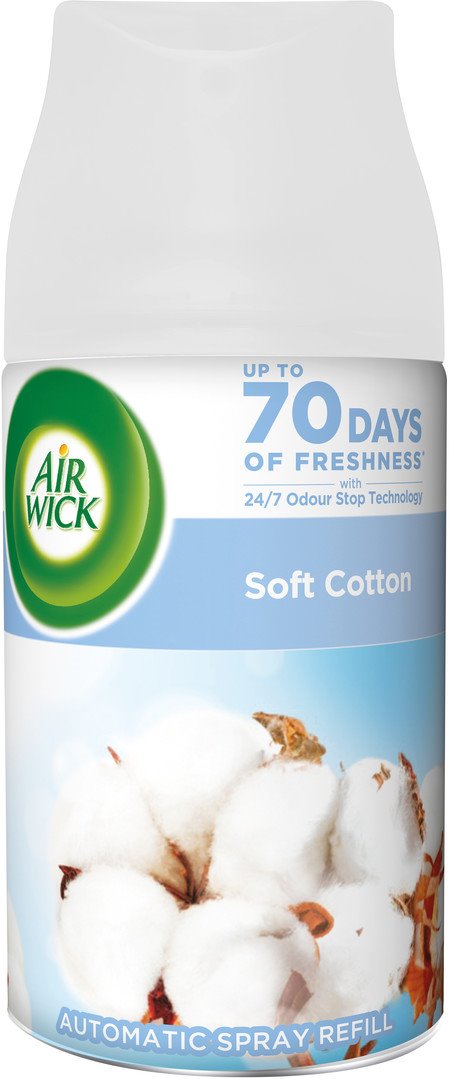 Air Wick Aut.Spray náplň Pure Jemná bavlna 250ml