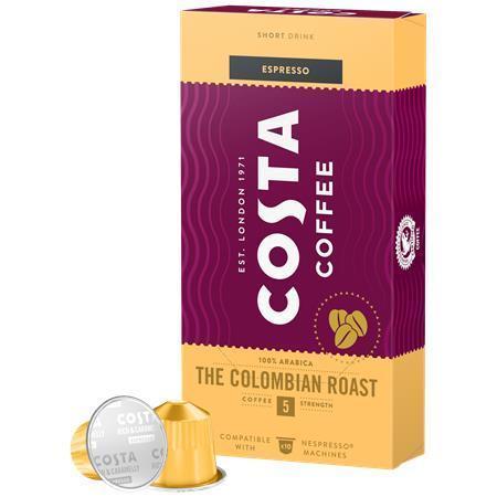 COSTA Kávové kapsle The Colombian Roast, 10 ks, do kávovarů Nespresso®
