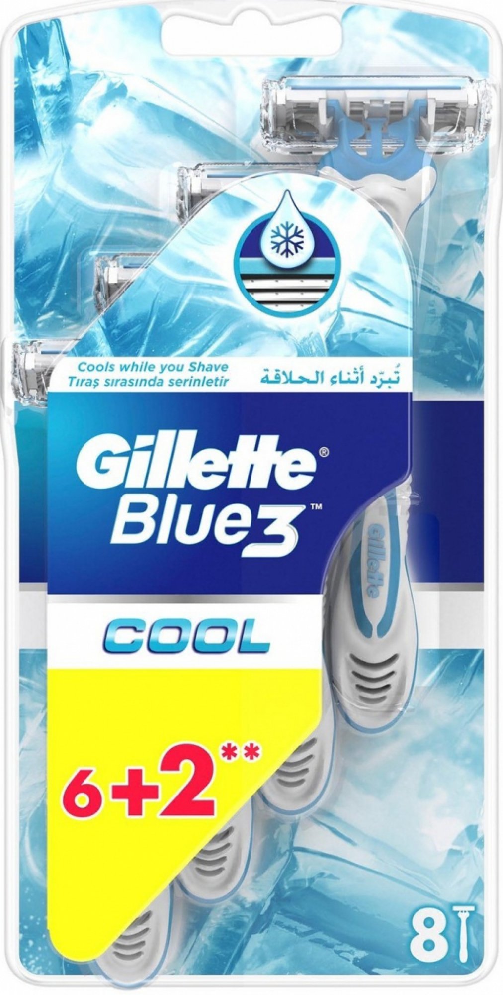 Gillette Blue3 Comfort jednorázová holítka 6+2 ks