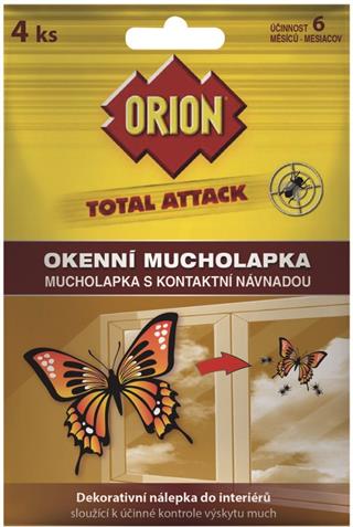 Orion Total Attack okenní mucholapka 4ks