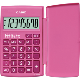 Casio LC 401 LV/PK Kapesní kalkulačka, růžová