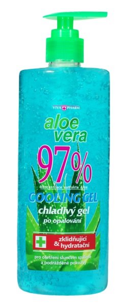 Vivapharm zklidňující gel s Aloe vera 97%, 500 ml