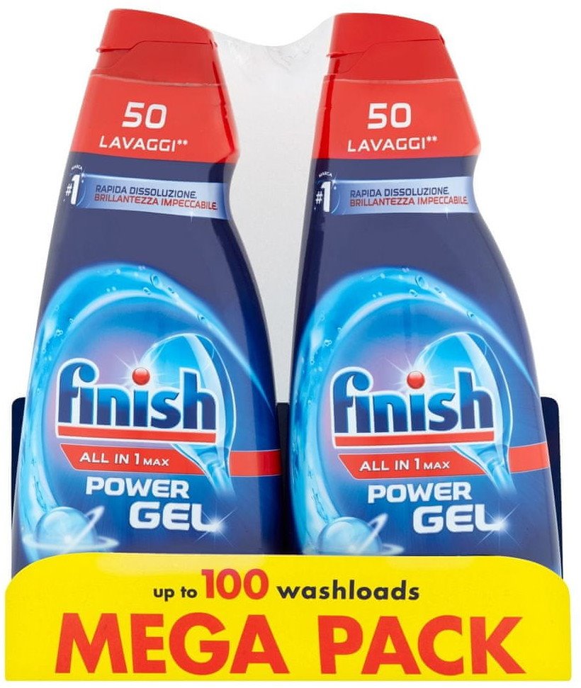 Finish All in 1 Max Shine & Protect gel do myčky nádobí 2x1000ml