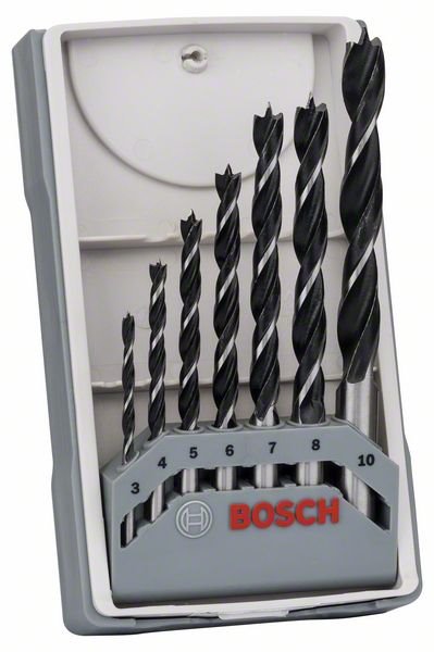 Bosch 7dílná sada spirálových vrtáků do dřeva 3–10 mm (2.607.017.034)