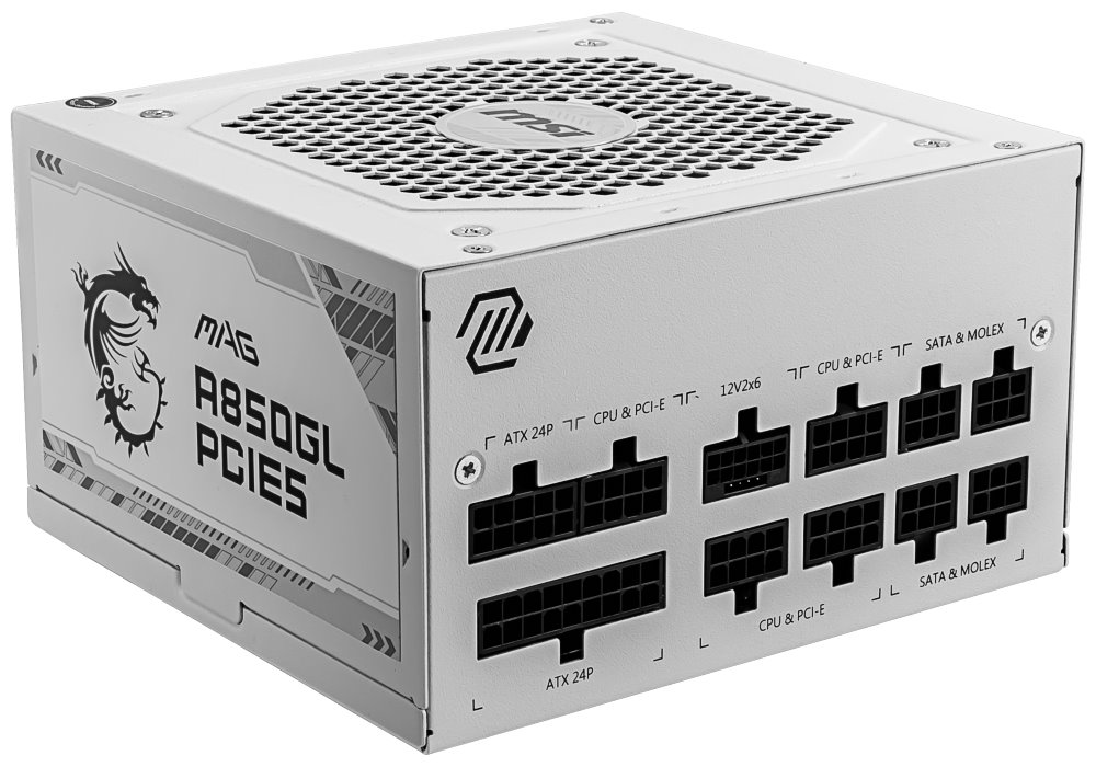 MSI MAG A850GL PCIE5 WHITE 850W