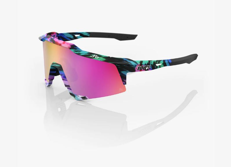 Cyklistické brýle 100% SPEEDCRAFT® - Peter Sagan LE Soft Tact Tie Dye - Purple Multilayer Mirror Lens