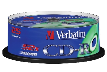 Verbatim CD-R 700MB/80MIN 52x EXTRA PROTECTION 25-SPINDL