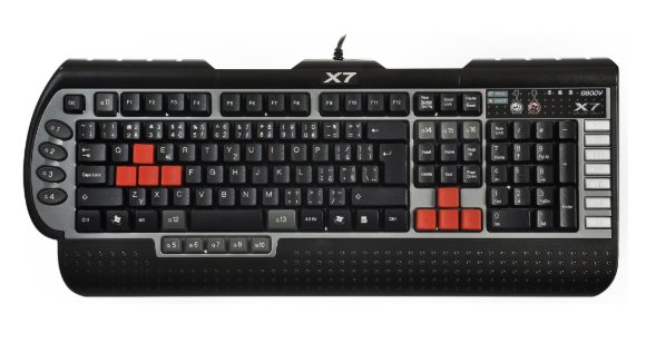 A4tech G800V, profesionální herní klávesnice, USB