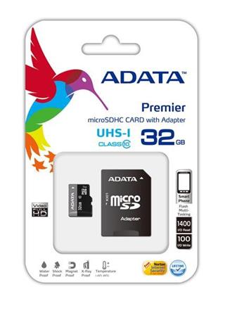 ADATA MicroSDHC Premier 32GB (AUSDH32GUICL10-RA1)