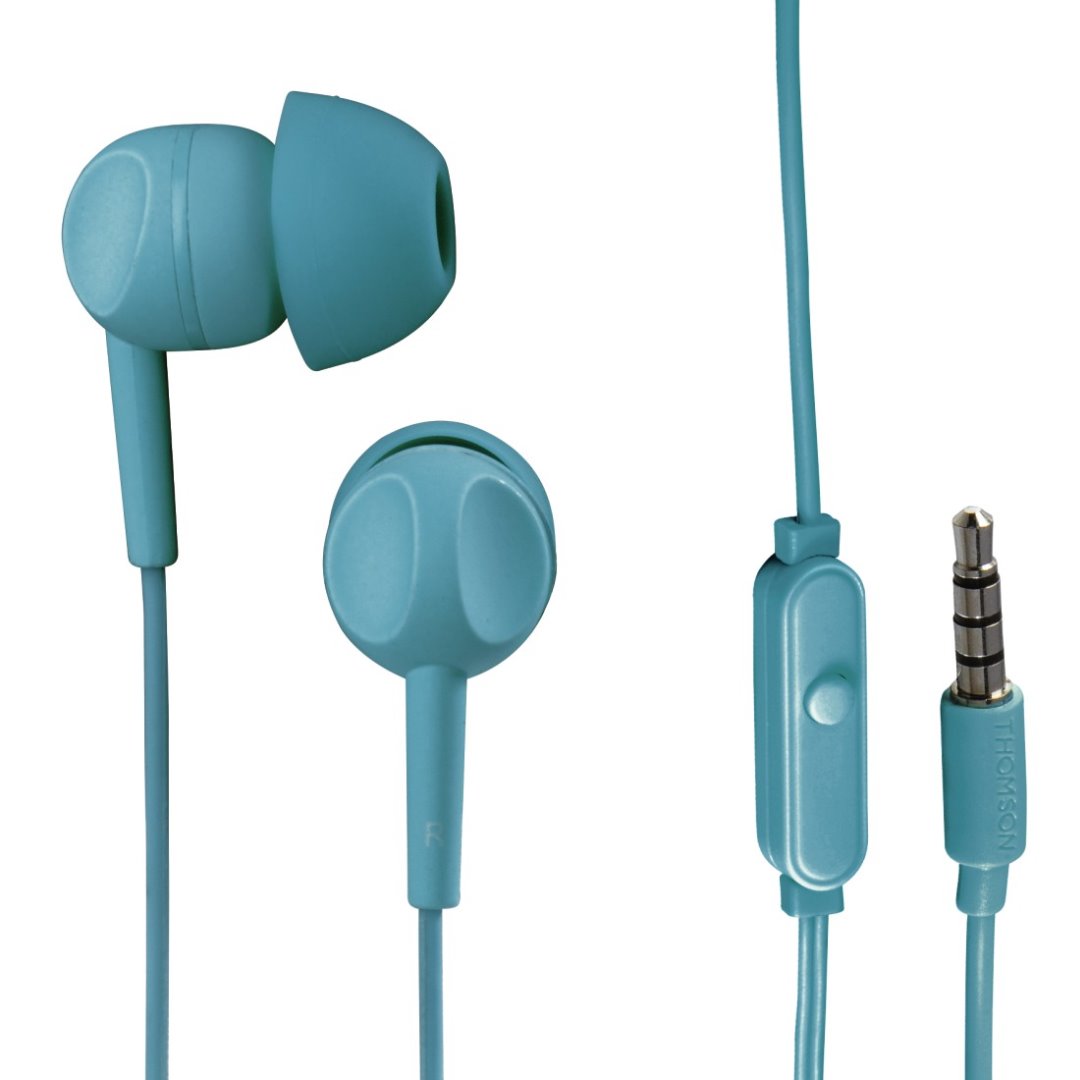 THOMSON sluchátka EAR3005 s mikrofonem tyrkysová (132483)