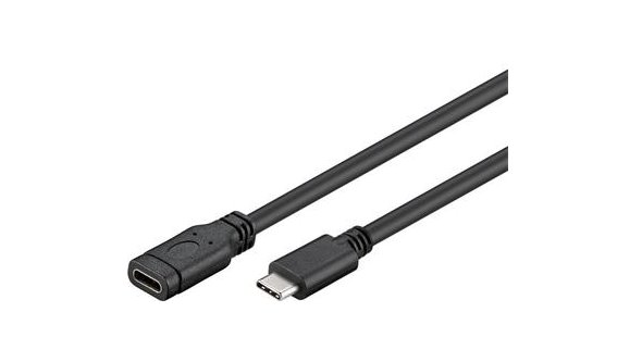 USB- C prodlužovací kabel (USB 3.1 generation 1), C/M - C/F, 2m