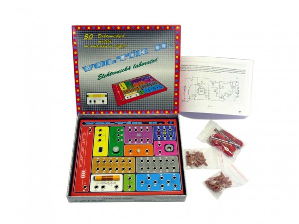 Voltik toys Voltík II. společenská hra na baterie v krabici 26,5x22,5x3,5cm