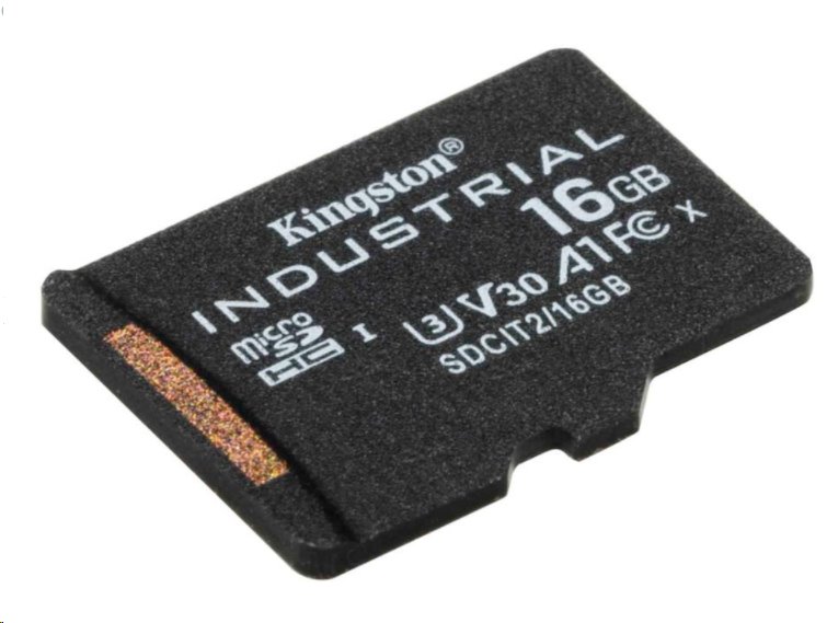 Kingston microSDHC 16GB Industrial bez adaptéru
