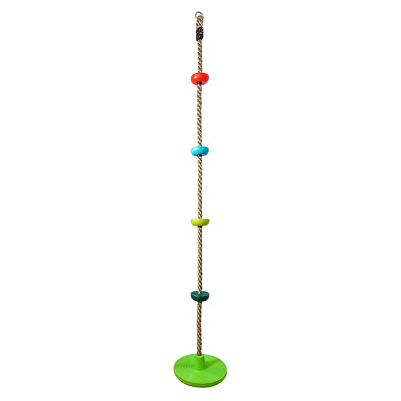 2Kids Toys Dětské šplhací lano s disky barevné