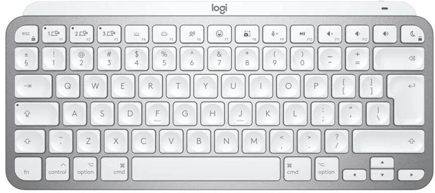 Logitech MX Keys Mini for Mac Wireless Illuminated Keyboard - PALE GREY (US verze)