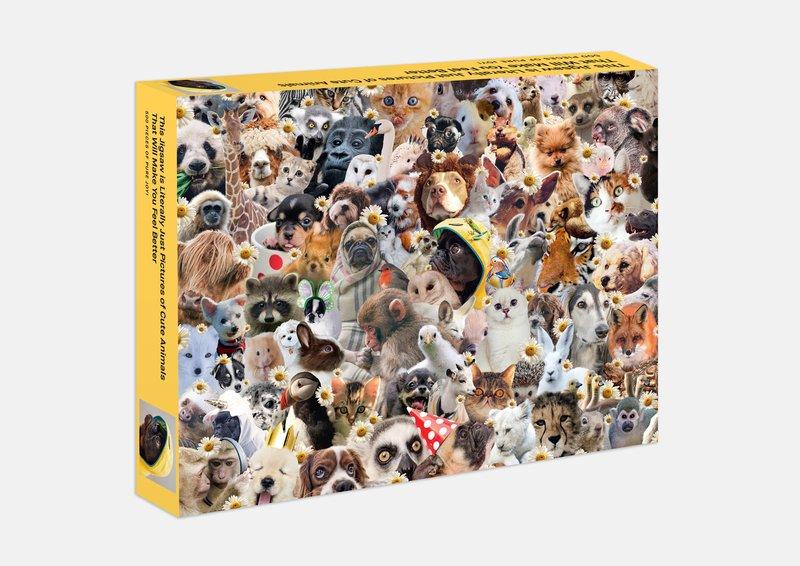 Galison Puzzle Veselá zvířátka 500 dílků