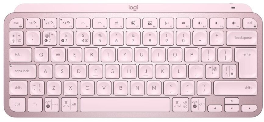 Logitech MX Keys Mini Minimalist Wireless Illuminated Keyboard - ROSE (US verze)