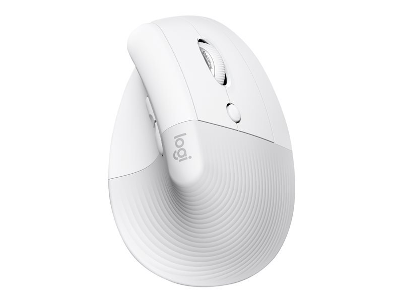Logitech Lift for Mac Vertical Ergonomic Mouse Off-White