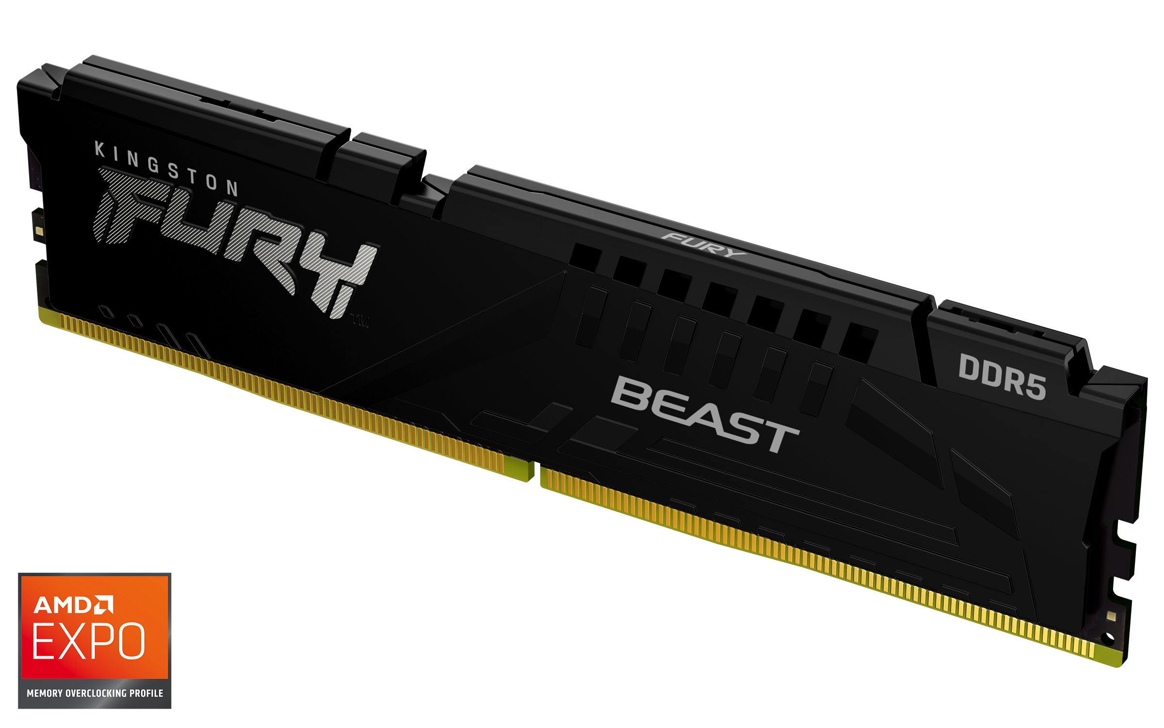 Kingston Fury Beast DIMM DDR5 16GB 6000MHz, AMD EXPO, černá