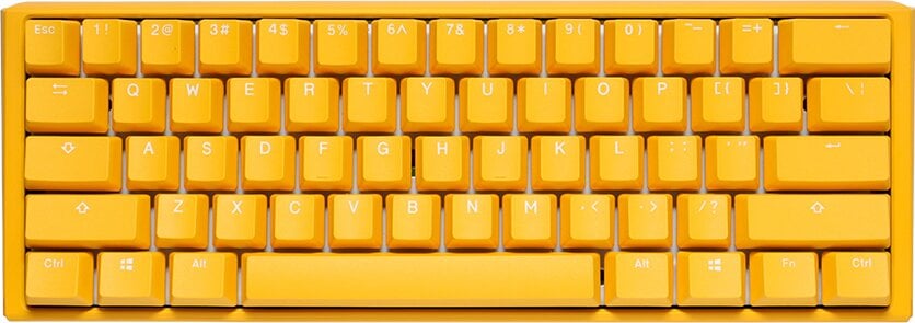 Ducky One 3 Yellow Mini herní klávesnice, RGB LED - MX-Blue (US)
