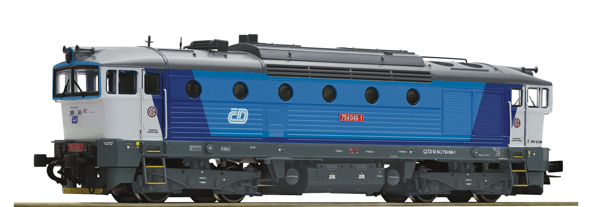 Roco Dieselová lokomotiva Rh 754 'Brejlovec' ČD - 71024