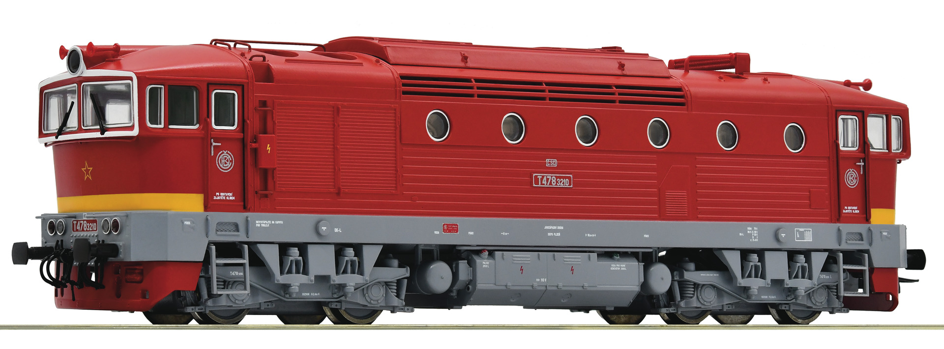 Roco Dieselová lokomotiva Rh T 478.3 'Brejlovec' ČSD - 72947