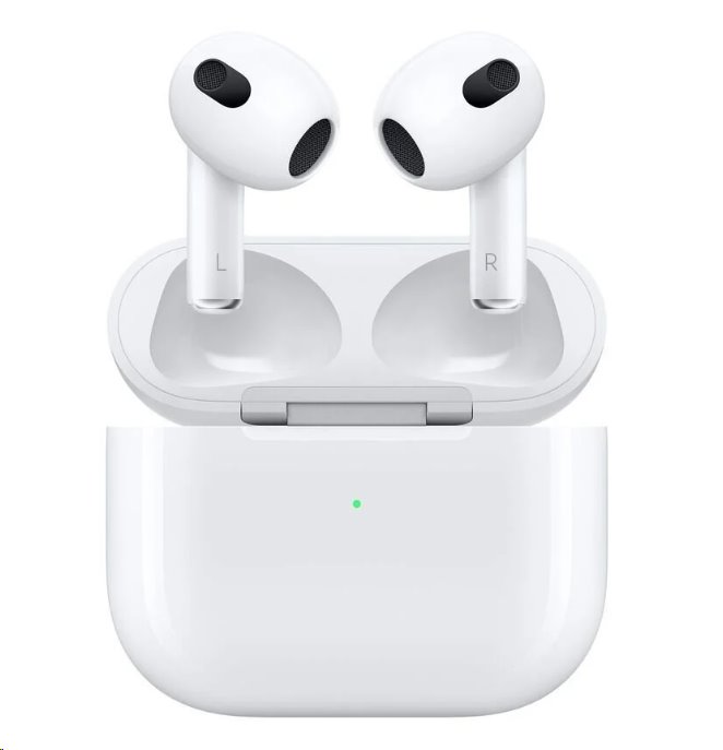 Apple AirPods (3. generace) s Lightning nabíjecím pouzdrem
