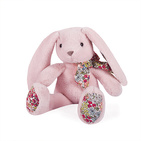 Doudou Histoire d´Ours Plyšová zvířátka 20 cm 1 ks králíček růžový